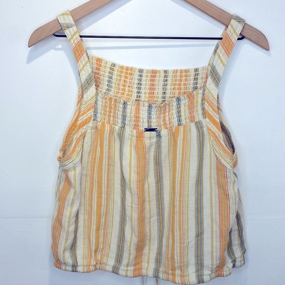 Prana Women Little Palm Cami (L) Leapfrog Stripe - Picture 3 of 9